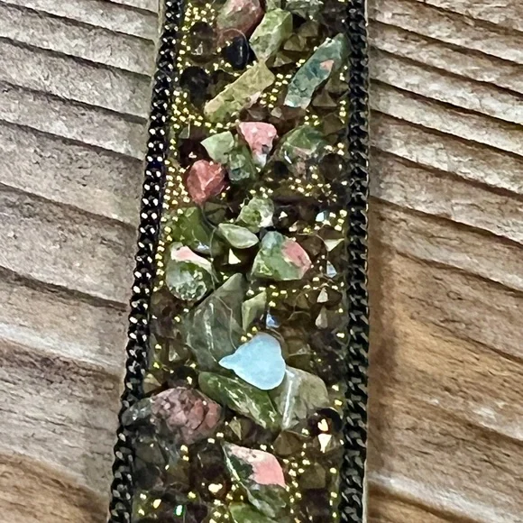 Sparkle & Shine Jewelry Bundle | Statement Cuff, Bangles & Crystals - Picture 4 of 5